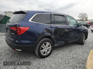 2016 Honda Pilot LX with VIN 5FNYF6H11GB013739, listed as a Copart auction lot 89157315 with 115,685 mi miles and Salvage Title. Bid and sale history available at carsss.com. Image 3.