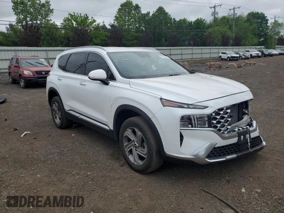 2022 Hyundai Santa Fe SEL z VIN 5NMS6DAJ0NH428003, wystawiony jako Copart lot #57133475 z przebiegiem 23 015 mil mil oraz Szkoda całkowita • Salvage title. Historia ofert i sprzedaży dostępna na DreamBid. Obrazek 4.