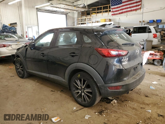 2018 Mazda CX-3 Touring with VIN JM1DKFC70J0316975, listed as a Copart auction lot 48657905 with 76,240 mi miles and Salvage Title. Bid and sale history available at carsss.com. Image 2.