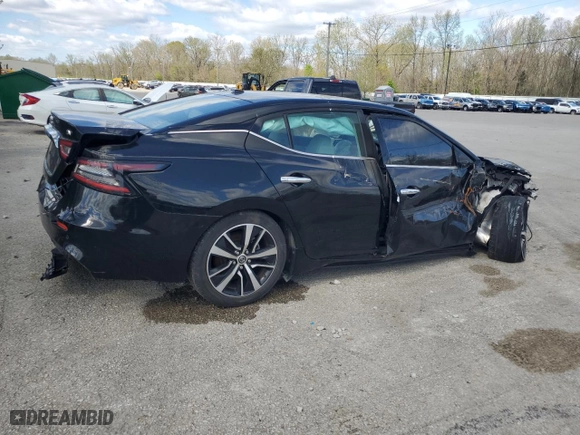 2021 Nissan Maxima SV with VIN 1N4AA6CV8MC513664, listed as a Copart auction lot 45378145 with 88,233 mi miles and Clean Title. Bid and sale history available at carsss.com. Image 3.