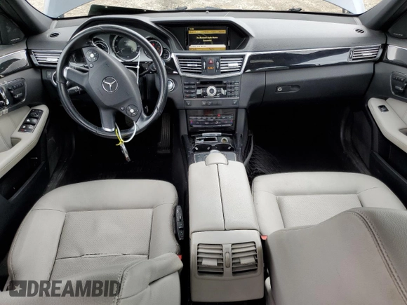 2011 Mercedes-Benz E 350 Luxury with VIN WDDHF5GB7BA280265, listed as a Copart auction lot 57877415 with 128,399 mi miles and Salvage title. Bid and sale history available at DreamBid. Image 8.