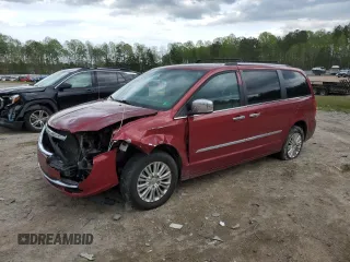 2014 Chrysler Town & Country Limited with VIN 2C4RC1GG2ER377112, listed as a Copart auction lot 52849265 with 212,395 mi miles and Salvage Title. Bid and sale history available at DreamBid. Image 1.