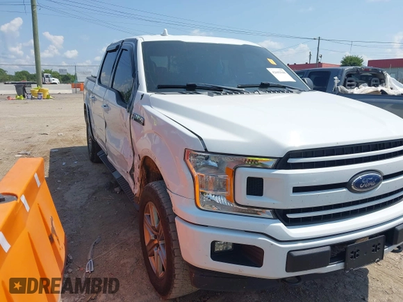 2018 Ford F-150 XL with VIN 1FTEW1E59JFD07342, listed as a IAAI auction lot 42602948 with 129,524 mi miles and . Bid and sale history available at DreamBid. Image 1.