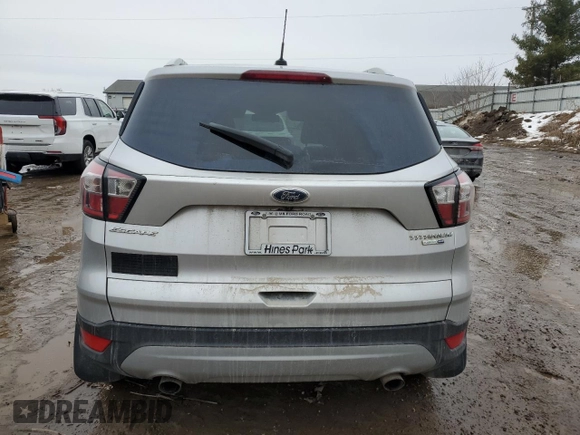 2017 Ford Escape Titanium with VIN 1FMCU9J9XHUD18954, listed as a Copart auction lot 46787245 with 222,986 mi miles and Clean Title. Bid and sale history available at carsss.com. Image 6.