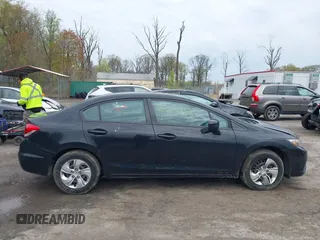 2014 Honda Civic Sedan LX with VIN 2HGFB2F57EH548259, listed as a IAAI auction lot 42025763 with 179,382 mi miles. Bid and sale history available at carsss.com. Image 13.