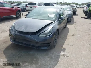 2023 Tesla Model 3 with VIN 5YJ3E1EA2PF481502, listed as a IAAI auction lot 41832021 with 25,709 mi miles. Bid and sale history available at carsss.com. Image 18.