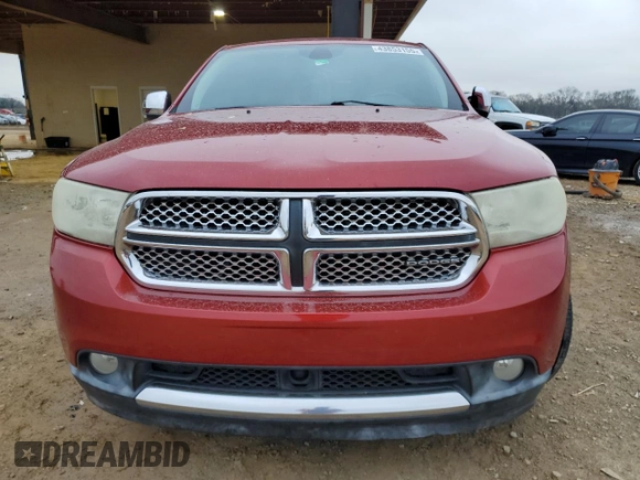 2011 Dodge Durango Citadel with VIN 1D4RD5GGXBC673331, listed as a Copart auction lot 43853155 with 179,273 mi miles and Salvage title. Bid and sale history available at DreamBid. Image 5.