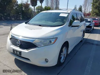 2012 Nissan Quest LE with VIN JN8AE2KP1C9033721, listed as a IAAI auction lot 41858269 with NaN miles. Bid and sale history available at carsss.com. Image 6.