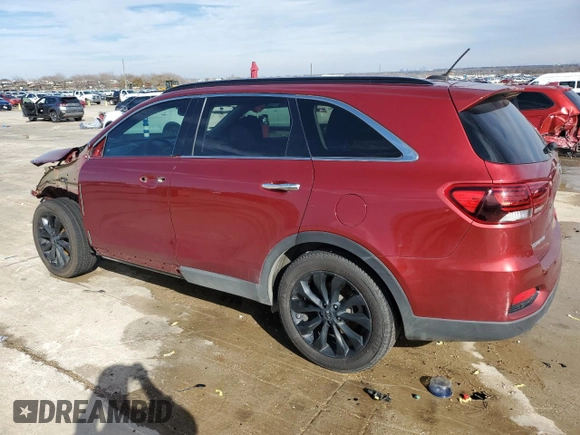 2019 Kia Sorento S z VIN 5XYPG4A56KG596143, wystawiony jako Copart lot #43208255 z przebiegiem 80 643 mil mil oraz Szkoda całkowita • Salvage title. Historia ofert i sprzedaży dostępna na DreamBid. Obrazek 2.