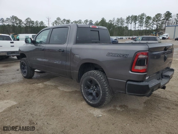 2024 Ram 1500 Tradesman with VIN 1C6SRFGT3RN177618, listed as a Copart auction lot 44201155 with 6,651 mi miles and Salvage Title. Bid and sale history available at carsss.com. Image 2.