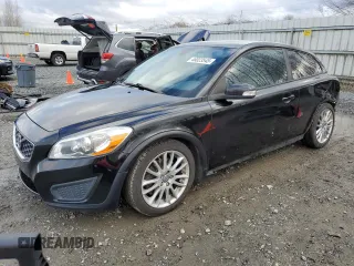 2011 Volvo C30 with VIN YV1672MK7B2236949, listed as a Copart auction lot 46023545 with 130,560 mi miles and Salvage Title. Bid and sale history available at carsss.com. Image 1.