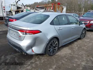 2022 Toyota Corolla SE with VIN JTDS4MCE2NJ087509, listed as a IAAI auction lot 41782078 with 34,627 mi miles and . Bid and sale history available at DreamBid. Image 4.