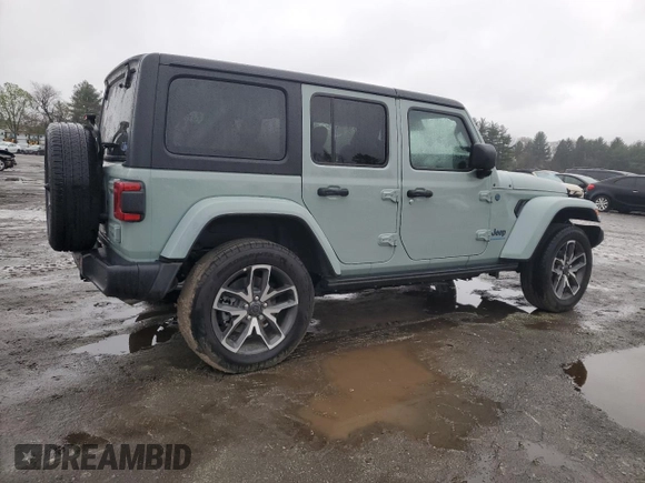 2024 Jeep Wrangler Sport S with VIN 1C4RJXN68RW229756, listed as a Copart auction lot 51948835 with 3,116 mi miles and Salvage Title. Bid and sale history available at DreamBid. Image 3.