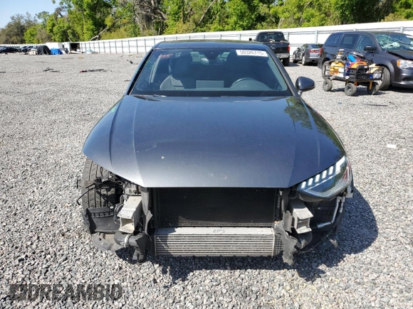 2020 Audi A4 Premium Plus with VIN WAUENAF4XLN012927, listed as a Copart auction lot 50326715 with 58,648 mi miles and Salvage title. Bid and sale history available at DreamBid. Image 5.