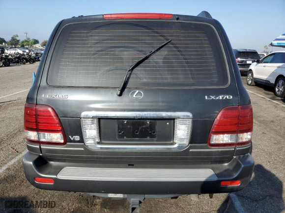 2006 Lexus LX 470 with VIN JTJHT00W864004827, listed as a Copart auction lot 73236394 with 83,762 mi miles and Clean Title. Bid and sale history available at carsss.com. Image 6.
