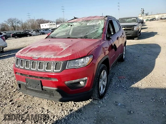 2019 Jeep Compass Altitude with VIN 3C4NJCBB7KT658195, listed as a Copart auction lot 48542205 with 71,134 mi miles and Salvage Title. Bid and sale history available at carsss.com. Image 11.
