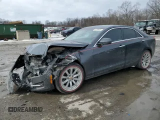 2018 Cadillac ATS AWD z VIN 1G6AE5RX7J0156883, wystawiony jako Copart lot #42198035 z przebiegiem 111 981 mil mil oraz Szkoda całkowita • Salvage title. Historia ofert i sprzedaży dostępna na DreamBid. Obrazek 1.