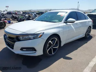 2018 Honda Accord Sedan Sport 1.5T with VIN 1HGCV1F35JA119374, listed as a IAAI auction lot 41889904 with 96,016 mi miles. Bid and sale history available at carsss.com. Image 2.
