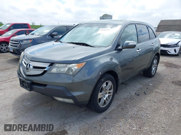 2008 Acura MDX Tech Pkg with VIN 2HNYD28368H526944, listed as a IAAI auction lot 42182211 with 167,495 mi miles. Bid and sale history available at carsss.com. Image 2.