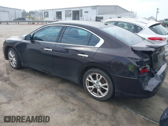 2013 Nissan Maxima S with VIN 1N4AA5AP6DC841261, listed as a IAAI auction lot 41673912 with 191,500 mi miles and . Bid and sale history available at DreamBid. Image 3.