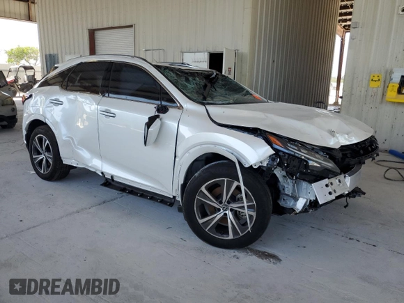 2024 Lexus RX 350 with VIN JTJCHMAA1R2020437, listed as a Copart auction lot 56921615 with Not provided miles and Non repairable. Bid and sale history available at DreamBid. Image 4.