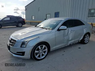2015 Cadillac ATS Standard RWD with VIN 1G6AA5RA5F0132791, listed as a Copart auction lot 58730935 with 87,678 mi miles and Salvage title. Bid and sale history available at DreamBid. Image 1.