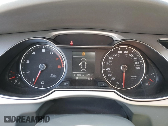 2016 Audi A4 Premium with VIN WAUAFAFL1GN013523, listed as a Copart auction lot 48074235 with 61,787 mi miles and Salvage Title. Bid and sale history available at carsss.com. Image 9.
