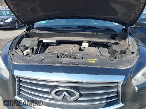 2013 Infiniti JX35 with VIN 5N1AL0MM2DC349038, listed as a IAAI auction lot 42087824 with 162,200 mi miles. Bid and sale history available at carsss.com. Image 10.