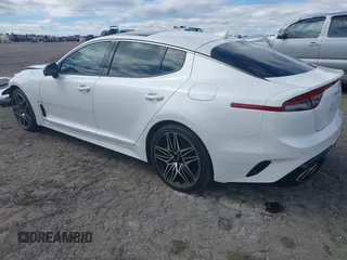 2022 Kia Stinger GT2 with VIN KNAE55LC9N6104613, listed as a IAAI auction lot 41707620 with 31,589 mi miles and . Bid and sale history available at DreamBid. Image 3.