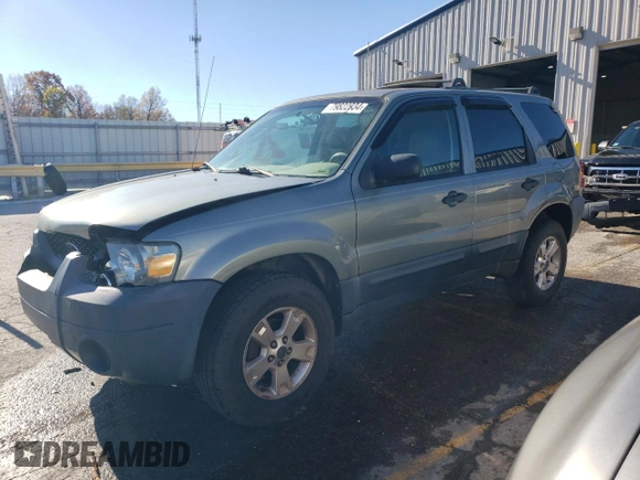 2006 Ford Escape XLT with VIN 1FMYU03Z16KD18123, listed as a Copart auction lot 79822934 with 169,309 mi miles and Salvage Title. Bid and sale history available at carsss.com. Image 1.