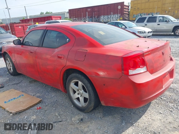 2010 Dodge Charger SXT with VIN 2B3CA3CV8AH247400, listed as a IAAI auction lot 42079402 with 197,126 mi miles. Bid and sale history available at carsss.com. Image 3.