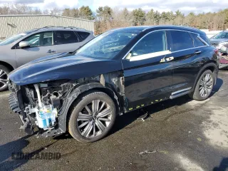 2021 Infiniti QX50 Essential z VIN 3PCAJ5CB8MF119546, wystawiony jako Copart lot #43110315 z przebiegiem 60 596 mil mil oraz Szkoda całkowita • Salvage title. Historia ofert i sprzedaży dostępna na DreamBid. Obrazek 1.