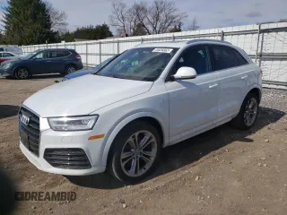 2018 Audi Q3 Premium Plus with VIN WA1JCCFS5JR034528, listed as a Copart auction lot 44626863 with 58,518 mi miles. Bid and sale history available at carsss.com. Image 1.