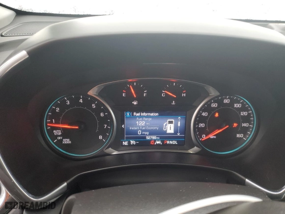 2020 Chevrolet Equinox LT with VIN 3GNAXJEV1LL266653, listed as a Copart auction lot 46969255 with 52,789 mi miles and Non Repairable. Bid and sale history available at carsss.com. Image 9.