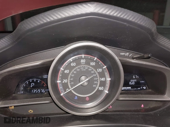 2015 Mazda Mazda3 i Touring with VIN 3MZBM1V70FM180723, listed as a IAAI auction lot 41879592 with 135,976 mi miles. Bid and sale history available at carsss.com. Image 7.