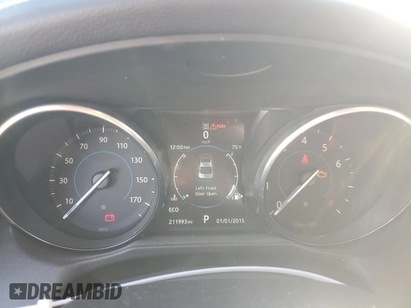 2016 Jaguar XF with VIN SAJBL4BV0GCY18547, listed as a Copart auction lot 48703605 with 211,993 mi miles and Clean Title. Bid and sale history available at DreamBid. Image 9.