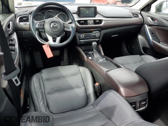 2016 Mazda 6 i Grand Touring with VIN JM1GJ1W50G1459487, listed as a Copart auction lot 50358655 with 62,626 mi miles and Salvage Title. Bid and sale history available at DreamBid. Image 8.
