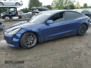 2021 Tesla Model 3 Long Range z VIN 5YJ3E1EB6MF974491, wystawiony jako Copart lot #55062505 z przebiegiem Nie podano mil oraz Szkoda całkowita • Salvage title. Historia ofert i sprzedaży dostępna na DreamBid. Obrazek 1.