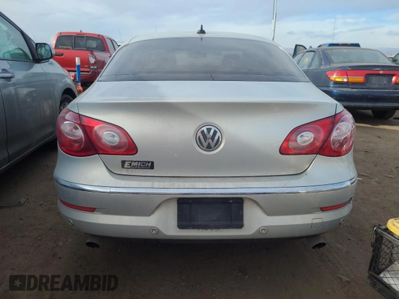 2009 Volkswagen CC 4Motion with VIN WVWGU73C29E548552, listed as a Copart auction lot 38075104 with 123,781 mi miles and Salvage Title. Bid and sale history available at carsss.com. Image 6.