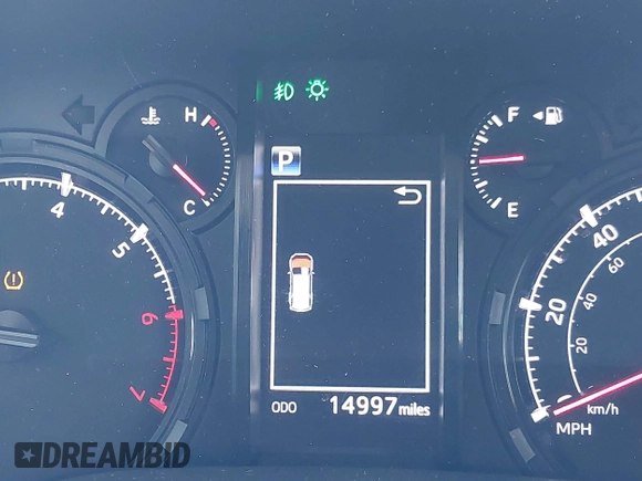 2023 Toyota 4Runner SR5 with VIN JTEMU5JR2P6141140, listed as a IAAI auction lot 40894225 with 14,997 mi miles and . Bid and sale history available at DreamBid. Image 15.