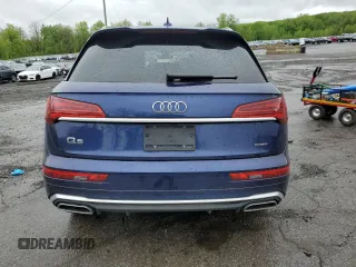 2023 Audi Q5 S line Premium with VIN WA1GAAFYXP2157574, listed as a Copart auction lot 55911315 with 17,830 mi miles and Salvage title. Bid and sale history available at DreamBid. Image 6.