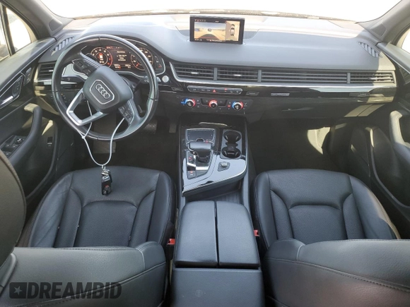 2017 Audi Q7 Premium Plus with VIN WA1LAAF71HD051770, listed as a Copart auction lot 53106825 with 88,833 mi miles and Salvage title. Bid and sale history available at DreamBid. Image 8.