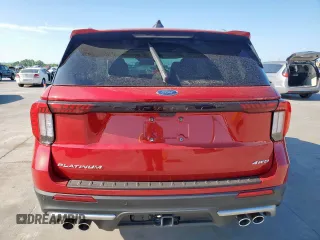 2025 Ford Explorer Platinum with VIN 1FMWK8HC2SGB58993, listed as a Copart auction lot 58005875 with 4,917 mi miles and Salvage title. Bid and sale history available at DreamBid. Image 6.