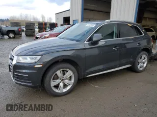 2018 Audi Q5 Premium Plus with VIN WA1BNAFY9J2233680, listed as a Copart auction lot 41747045 with 57,132 mi miles and Salvage Title. Bid and sale history available at carsss.com. Image 1.