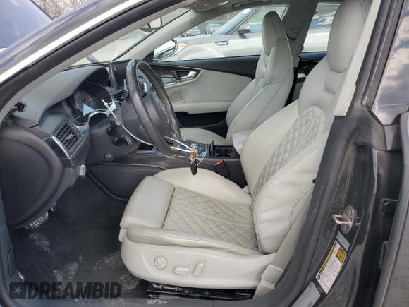 2013 Audi S7 with VIN WAUW2BFC1DN153798, listed as a Copart auction lot 49264295 with 81,579 mi miles and Salvage Title. Bid and sale history available at carsss.com. Image 7.