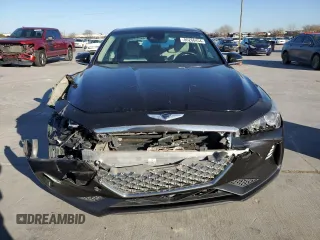 2019 Genesis G70 2.0T Advanced with VIN KMTG64LA0KU037457, listed as a Copart auction lot 86266454 with 126,237 mi miles and Salvage Title. Bid and sale history available at carsss.com. Image 5.