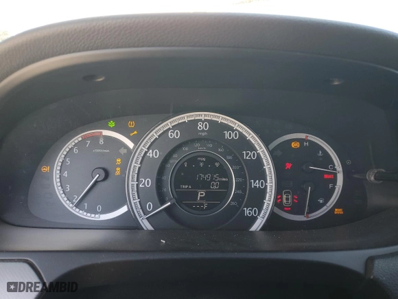 2013 Honda Accord Sdn LX with VIN 1HGCR2F38DA135180, listed as a Copart auction lot 48444585 with 174,915 mi miles and Salvage Title. Bid and sale history available at carsss.com. Image 9.