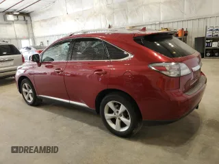 2012 Lexus RX 350 with VIN 2T2BK1BA6CC142860, listed as a Copart auction lot 54507075 with 198,475 mi miles and Clean Title. Bid and sale history available at DreamBid. Image 2.