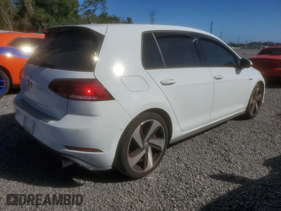 2019 Volkswagen Golf GTI S with VIN 3VW6T7AU0KM033587, listed as a Copart auction lot 74066593 with 26,554 mi miles. Bid and sale history available at carsss.com. Image 3.