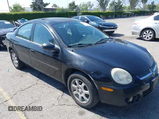 2005 Dodge Neon SXT z VIN 1B3ES56C45D126670, wystawiony jako IAAI lot #42153964 z przebiegiem 235 433 mil mil oraz . Historia ofert i sprzedaży dostępna na DreamBid. Obrazek 1.